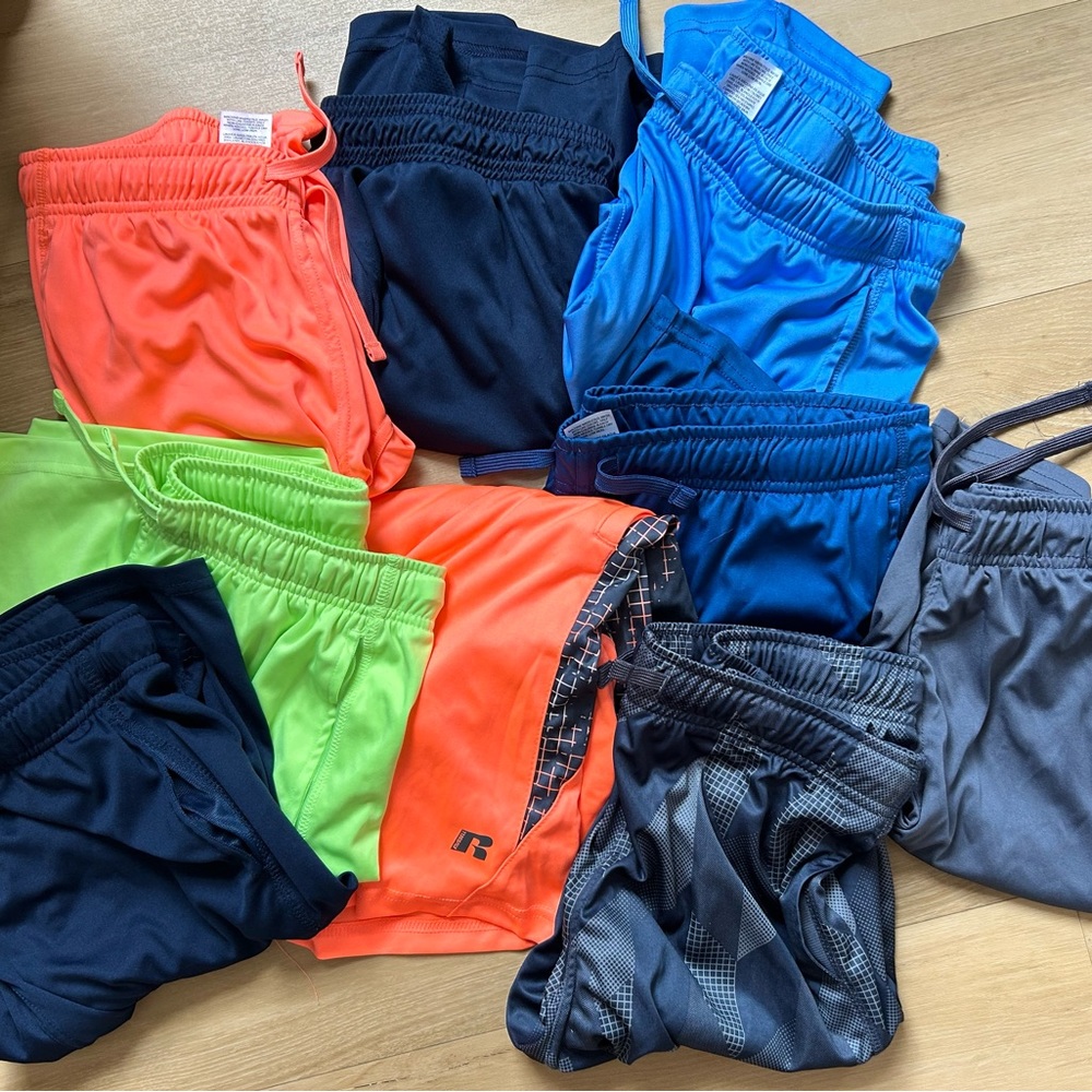 Athletic Shorts (9 pairs total)